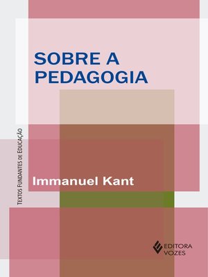 cover image of Sobre a pedagogia